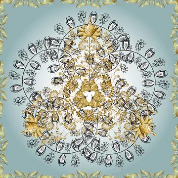 Vintage vector decorative elements. Islam, Arabic, Indian, turkish, pakistan, ch Illustrazione stock