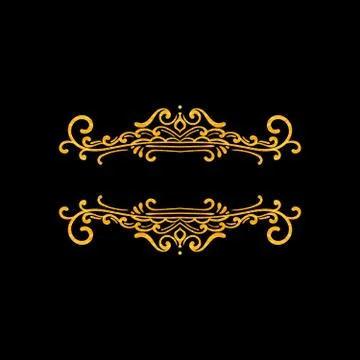 Vintage vector design elements Stock Illustration