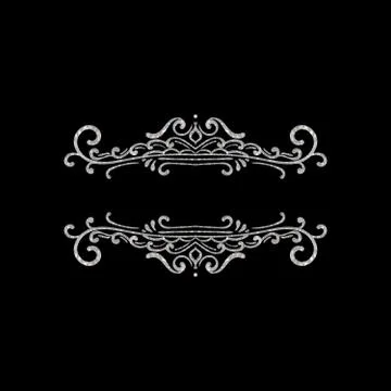 Vintage vector design elements Stock Illustration