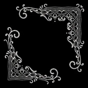 Vintage vector design elements Stock Illustration