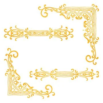 Vintage vector design elements Stock Illustration