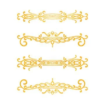 Vintage vector design elements Stock Illustration