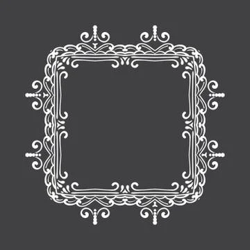 Vintage vector design elements Illustrazione stock