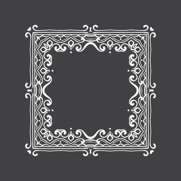 Vintage vector design elements Stock Illustration