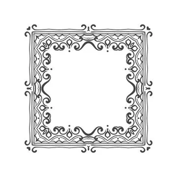 Vintage vector design elements Stock Illustration