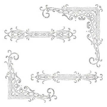 Vintage vector design elements Stock Illustration