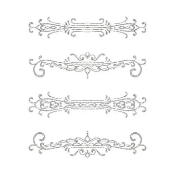 Vintage vector design elements Stock Illustration