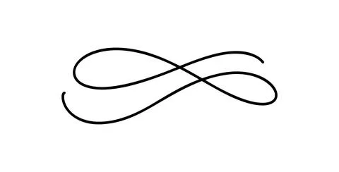 Vintage vector divider scroll ornament separating content with a delicate s.. Иллюстрация