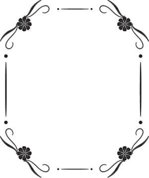 Vintage vector frame on beautiful background Stock Illustration
