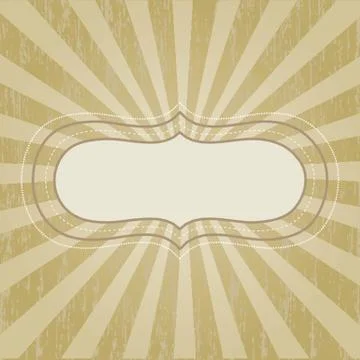 Vintage vector frame on beautiful background Stock Illustration