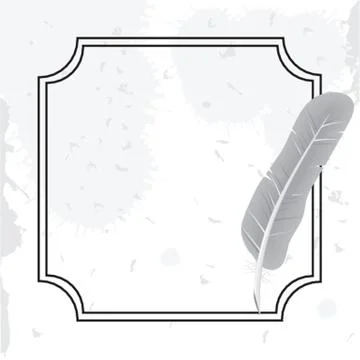 Vintage vector frame on beautiful background Ilustração Stock