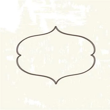 Vintage vector frame on beautiful background Stock-Illustration