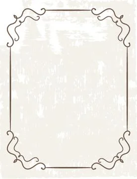 Vintage vector frame on beautiful background Ilustração Stock