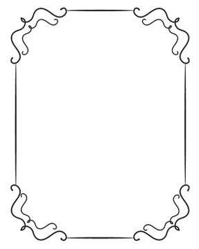 Vintage vector frame on beautiful background Illustrazione stock
