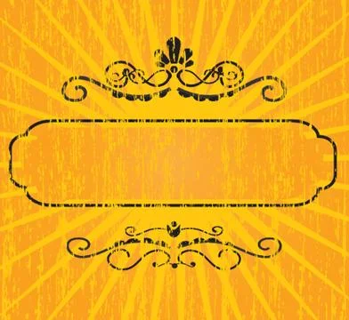 Vintage vector frame on beautiful background Stock-Illustration