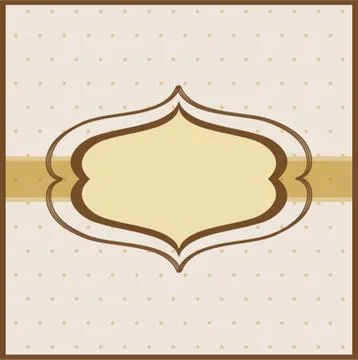 Vintage vector frame on beautiful background Stock-Illustration