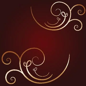 Vintage vector frame on beautiful background Stock Illustration