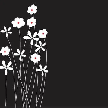 Vintage vector frame on floral background 스톡 일러스트
