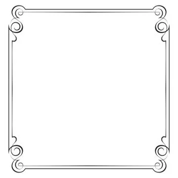 Vintage vector frame Stock Illustration