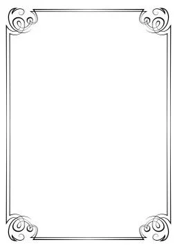 Vintage vector frame Stockillustratie