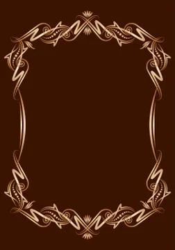 Vintage vector frame Stock-Illustration