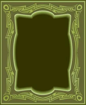 Vintage vector frame. Illustrazione stock