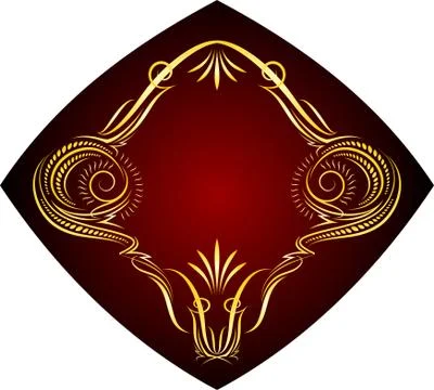 Vintage vector frame. 库存插图