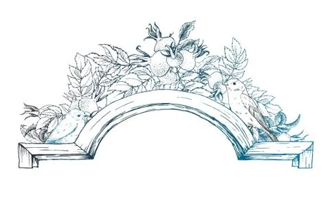 Vintage vector frame Stock Illustration