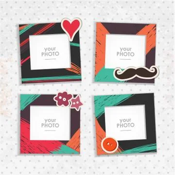 Vintage vector frame Stock Illustration