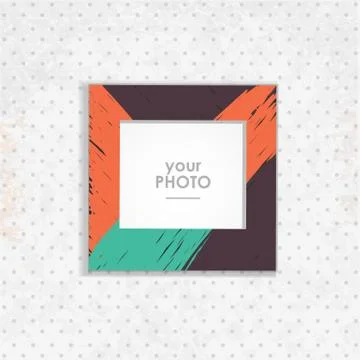 Vintage vector frame Stock Illustration