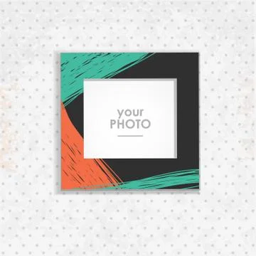 Vintage vector frame Stock Illustration