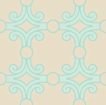 Vintage Vector hand-drawn seamless pattern with ethnic floral ornament Stock Illustration