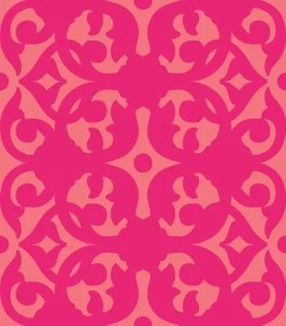 Vintage Vector hand-drawn seamless pattern with ethnic floral ornament Stock Illustration