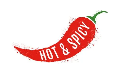 Vintage vector illustration of chilli pepper. Vector icon of red chili pepper Stock Illustration