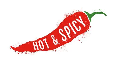 Vintage vector illustration of chilli pepper. Vector icon of red chili pepper Stock Illustration