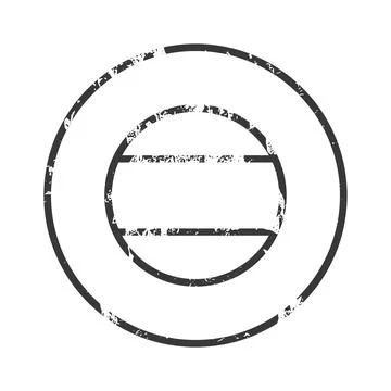 Vintage vector inspired grunge frame featuring semicircular and rectangular s Stock Illustration