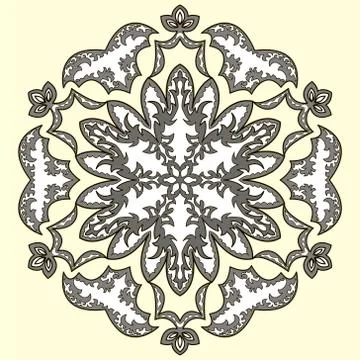 Vintage vector pattern.  Decorative retro banner. 스톡 일러스트