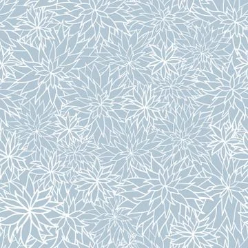 Vintage vector seamless flower pattern Stock Illustration