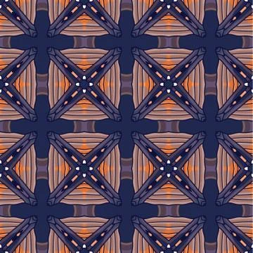 Vintage vector seamless flower pattern Illustrazione stock