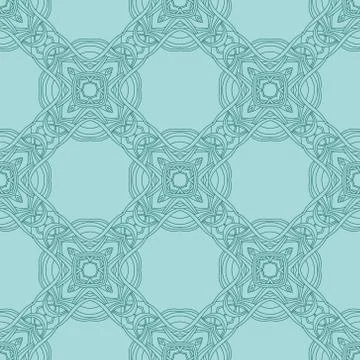 Vintage vector seamless flower pattern Stock Illustration