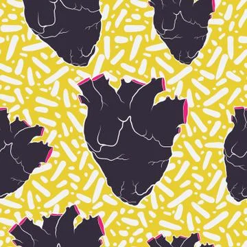 Vintage vector seamless pattern Stock Illustration