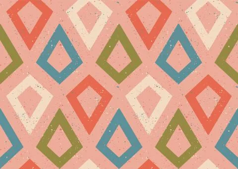 Vintage vector seamless pattern Illustrazione stock
