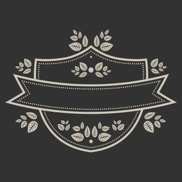 Vintage vector vignette Stock Illustration