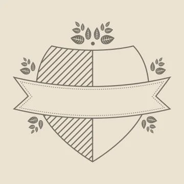 Vintage vector vignette Stock Illustration