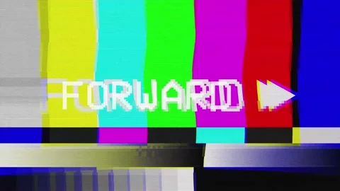 Vintage VHS. Forward, rewind and stop scenes. Defects noise and artifacts eff Stock Footage 199136526