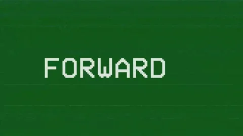 Vintage VHS. Forward, rewind and stop scenes. Defects noise and artifacts eff Stock Footage 199136907