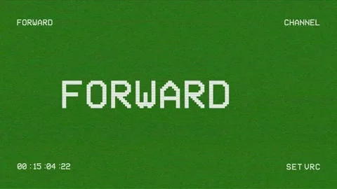 Vintage VHS. Forward, rewind and stop scenes. Defects noise and artifacts eff Stock Footage 199215246