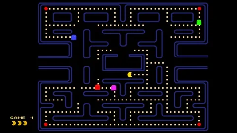 Vintage videogame Stock Footage 86521112