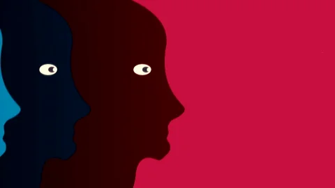 Vintage Visualizer - "Faces" 스톡 동영상 254922790