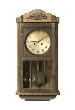 Vintage wall clock Stock Photos